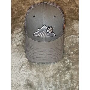 STIHL snapback‎ Hat with CILORADO Rockies, Gray By Melonwear